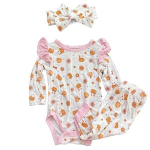 Milkberry pumpkin latte outfit 0-3 months